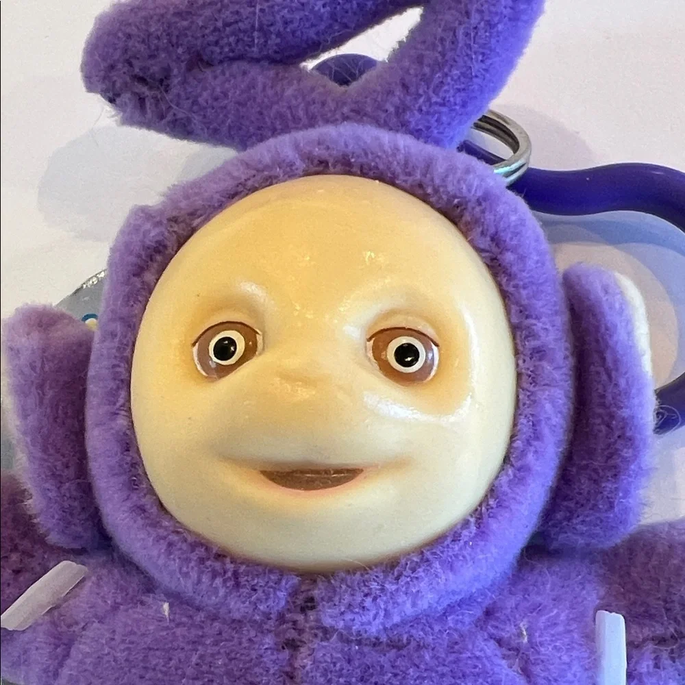 Tinky Winky Purple Teletubbies clip on vintage collectible original packaging